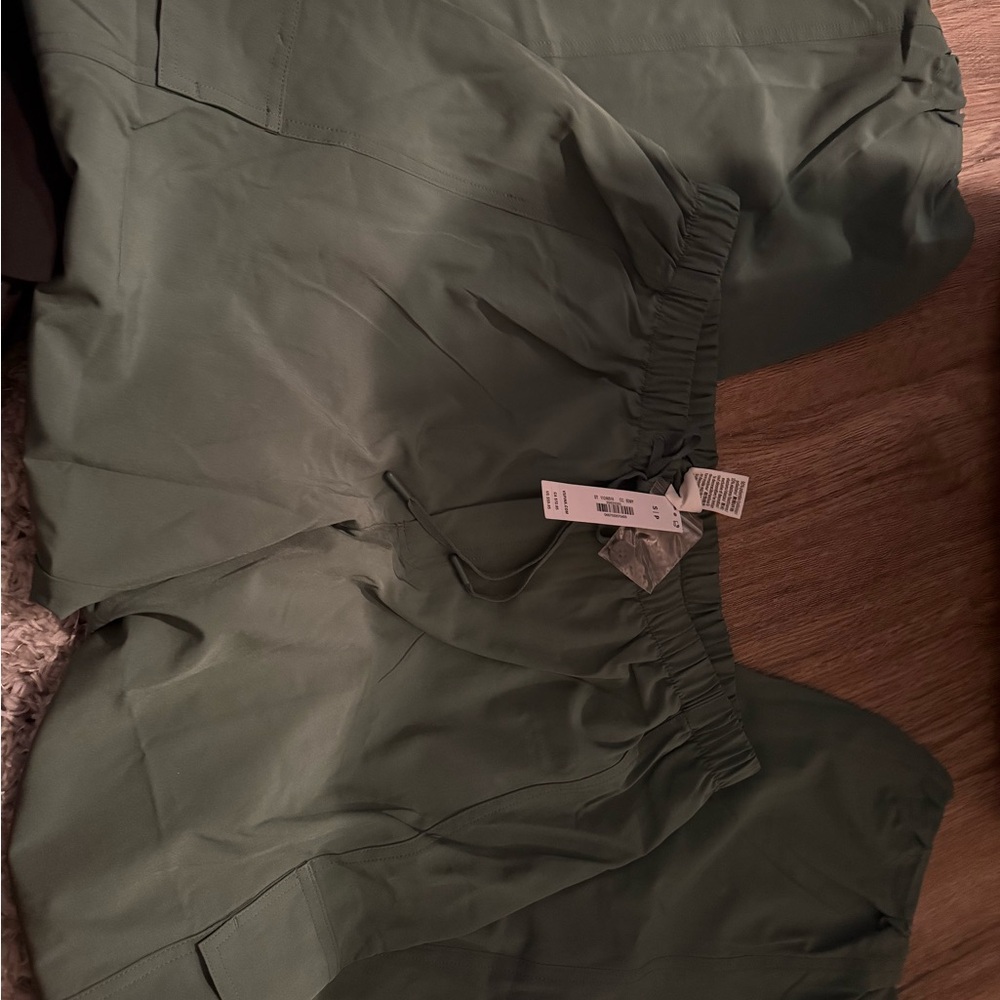 PINK Victoria's Secret Teal Drawstring Pants